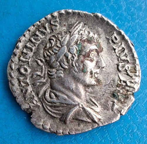 Caracalla denario pontif - denario, trp