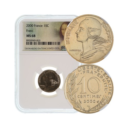 Francia 2000 centesimi - francia., 10