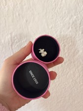 TOUS Silver Bear and White Ceramics