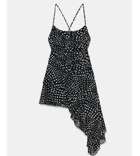 Zara ABITO DRAPPEGGIATO A POIS