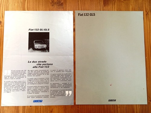Fiat 132 gls brochure - /, [brochure