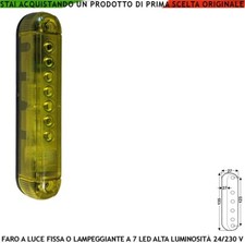 Lampeggiatore Stilo 7 Led Luce