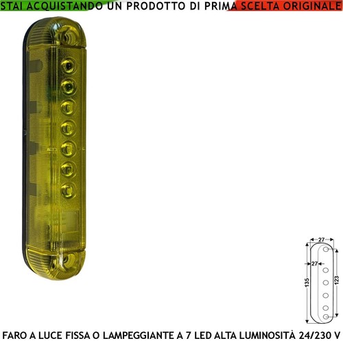 Mini lampeggiatore led luce - lampeggiatore, 7
