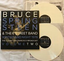 BRUCE SPRINGSTEEN WINTERLAND NIGHT 1978 VOL 2 - ANNO 2015 - 2 LP White - MINT