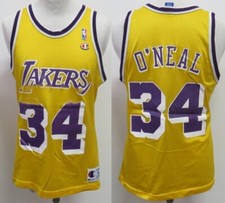 LOS ANGELES LAKERS O'NEAL NBA USA MAGLIA SHIRT JERSEY BASKET BASKETBALL VINTAGE