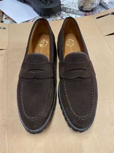 Mocassini uomo camoscio - in,