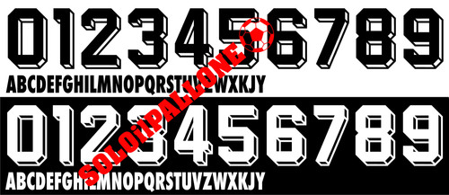 Kit nome numero videoflex x - videoflex,