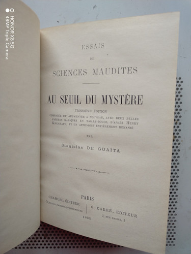 Magia sciences maudites au - magia,