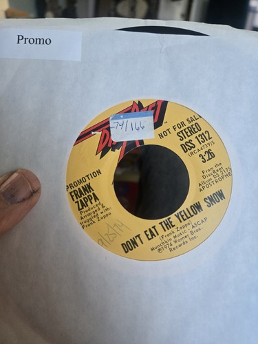 Frank zappa promo dont eat - promo,