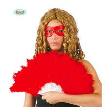 Ventaglio Piume Rosse come