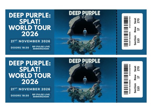 Deep purple splat world - deep, tour
