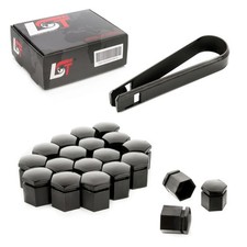 20X Coprimozzo Set Nero 17 Mm