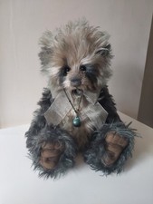 Testata Letto Verde Scuro Charlie Bears Pensionato Isabelle Lee Mohair 2015