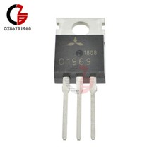 5PCS 2SC1969 C1969 TO-220 RF POWER HF/VHF TRANSISTOR EPITAX