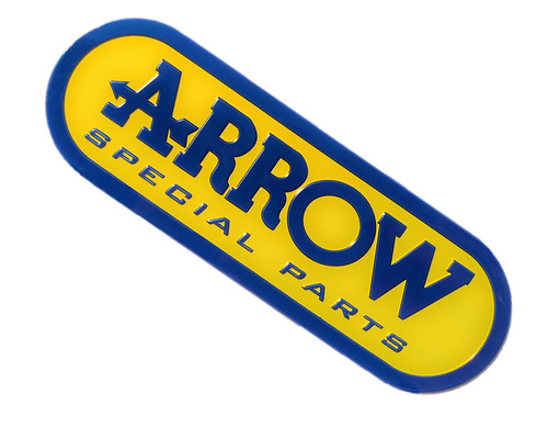 Adesivo arrow alluminio - adesivo,