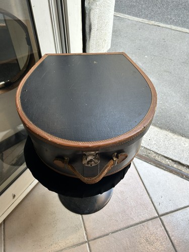 Antica cappelliera nera - antica,