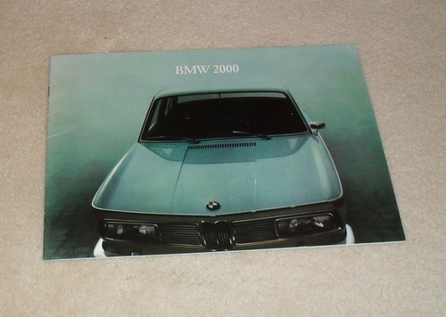 Brochure bmw 2000 1966 - bmw, 1966-1968