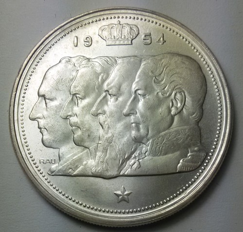 Belgio 100 franchi - belgio, 1954