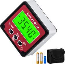 Goniometro Digitale Magnetico, Inclinometro Elettronica Angolo Con Display LCD