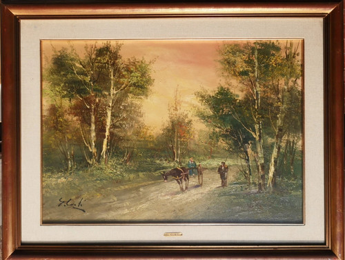 Dipinto con paesaggio 90x70 - , cm