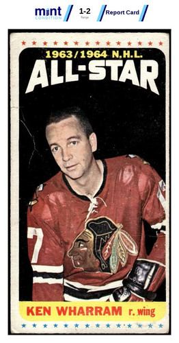 1964 topps ken wharram 108 - wharram,