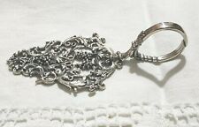 PALETTA PER DOLCI ARGENTO 800 VINTAGE CON TRALCI E GRAPPOLI UVA FIRMATA RASPINI