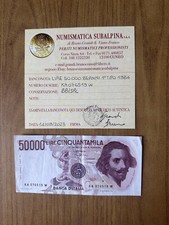 BANCONOTA LIRE 50000 BERNINI