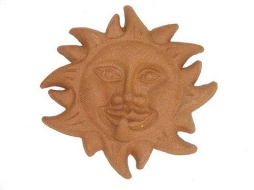 Portapresina ceramica sole - ceramica,
