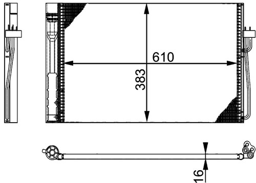 Mahle condensatore aria - mahle,