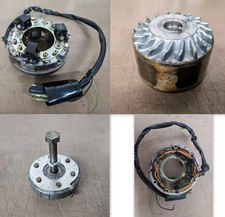 KAWASAKI H1 500 D MACH III 1973 STATOR YOKE ASSY S.G. BOLT ROTOR STATORE ROTORE