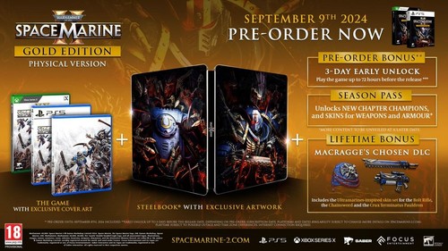 Space marine gold ed - marine,