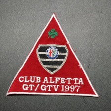 Toppa triangolare patch Alfa Romeo Club Alfetta GT/GTV 1997 nuova