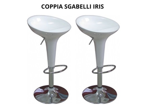 Sgabelli bar iris bianco - da,