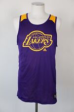 ADIDAS LAKERS LOS ANGELES NBA CANOTTA BASKET T-SHIRT UOMO TG M SPORT