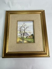 Cornice Con dipinto a olio su