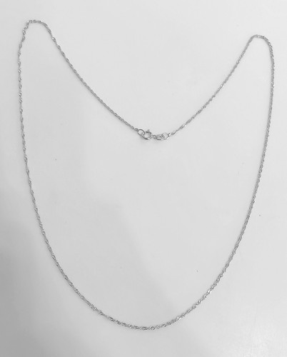 Collana catenina oro bianco - collana, in