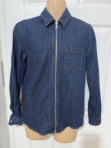 Giacca camicia denim zip - h&m,