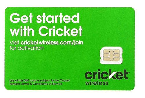 Cricket wireless sim card - sim,
