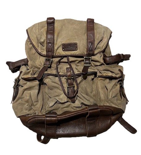 Zaino vintage bean marrone - zaino, ll