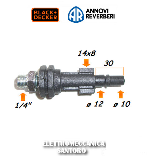 Adattatore per pistola black - adattatore,