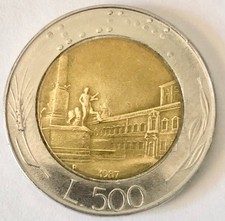 500 lire del 1987