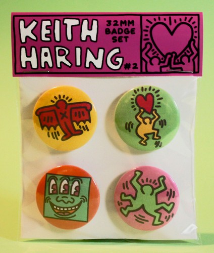 Keith haring badges 32mm - keith,