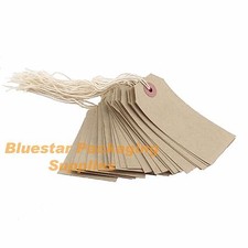 5000 x Cartellini Prezzi Marroni Cordati di Qualità 96mm x 48mm