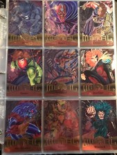 Set Base Fleer Marvel Metal