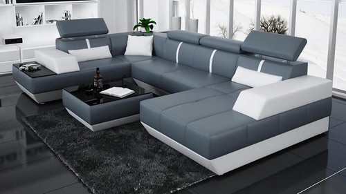 Divano moderno pelle - in,