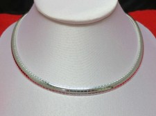 COLLANA CATENA OMEGA PLACCATA