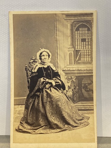 Antique cdv photo old - photo, woman