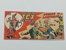 striscia originale TEX 1� prima serie prima edizione n. 52 DUELLO A LINEVILLE