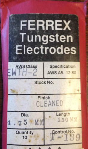 Elettrodo tungsteno saldatura - tungsteno,