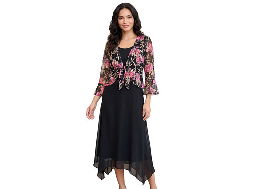 Abito giacca chiffon 6 - giacca,